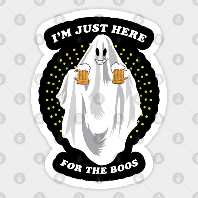 Funny Halloween Gifts For Men, Halloween Gifts For Adults, Halloween Beer Gift Sticker by maxdax